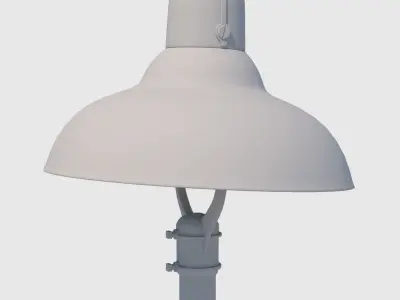 Vintage Lamp Post 3D model