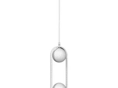 Pendant lamp Ring MOD013PL-02B and MOD013PL-02W 3D model
