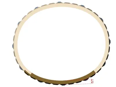 Boucher on Quatre Clou de DIAMOND BANGEL 3D print model