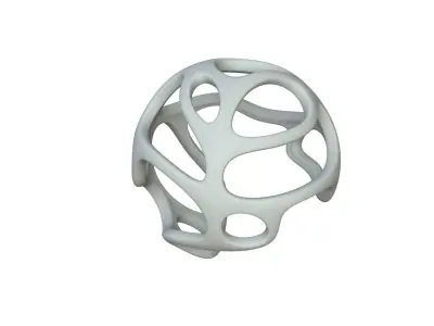 SciFi Cube Object No 33214 Low Poly Shape Texture
