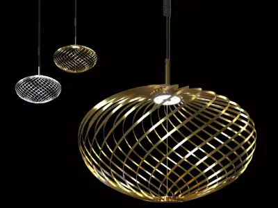 Spring Pendant By Tom Dixon 3D model