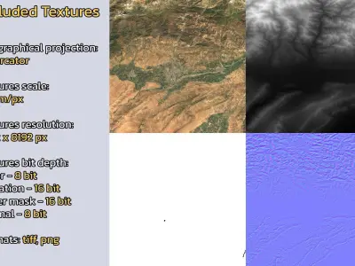 Dushanbe Tajikistan City Landscape 3D Model 3D model