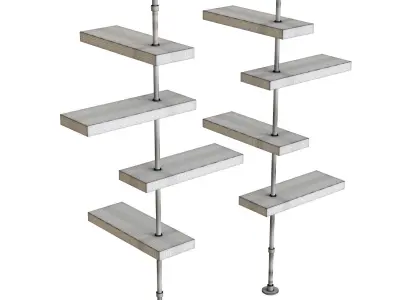 Domino Expo Column Bookcase 3D model