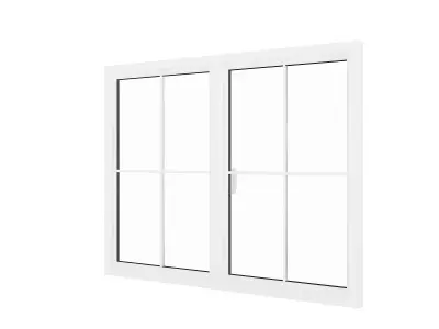White Window 10 3D model