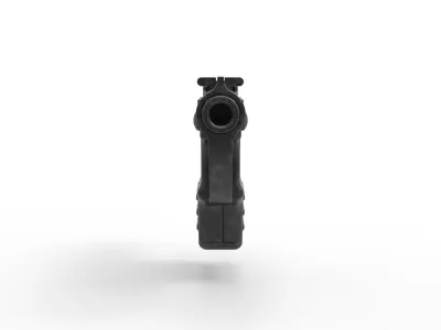 Mandalorian pocket blaster pistol from The Book of Boba Fett 3D model