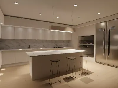 Pendant Light Design Luminous Elegance Free 3D model