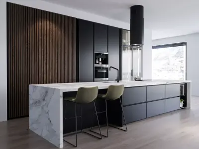 Modern kitchen 13 3D model