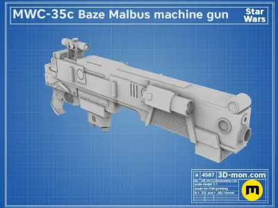 MWC-35 Baze Malbus prop 3D print model