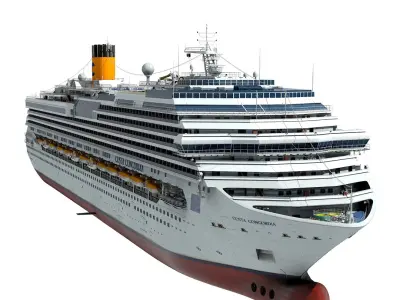  Costa Concordia Cruise Ship 