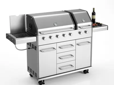 Barbecue 10 3D model