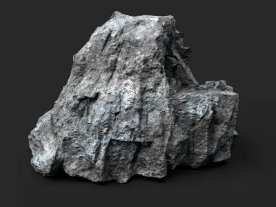 Rock 16-7 Low-poly 3D model