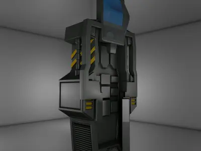 Sci Fi Incubator 3D model