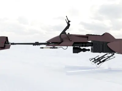 74z Speeder Bike  Full Scale ROTJ 3D print model