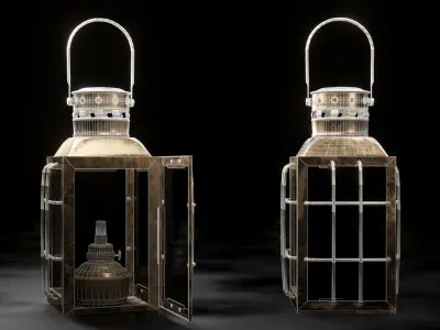 Oil Lantern 3D model