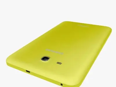 Samsung Galaxy Tab 3 Lite 7 0 3G Yellow 3D model