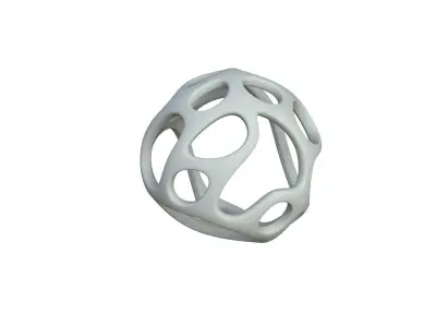 SciFi Cube Object No 43432 Low Poly Shape Texture