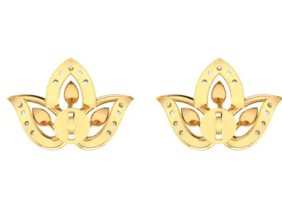 Light weight ring earrings pendant set 3dm stl 4 renders model  3D print model