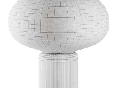 Karl-Johan table lamp oak 3D model
