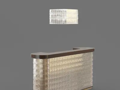 bar counter Le Bar Baccarat La Maison 3D model