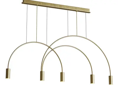 volta 5lt wall pendant scene 01 Low-poly 3D model