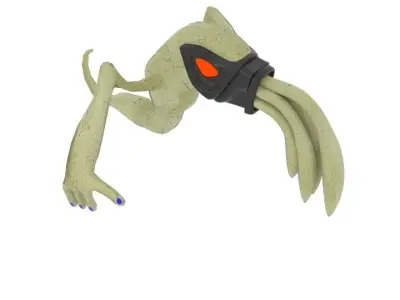 Character Oddworld Crawling Slig Low-poly 3D model