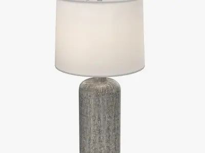YORBA TL-French grey ceramic lamp 87-10254-78 3D model