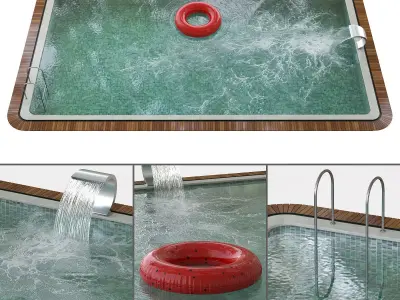 Swimming Pool 024 3D model
