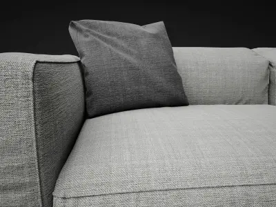 Sofa Set - Spazio Erba Sofa 10 3D model