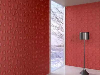 wall panel 017 AM147 3D model