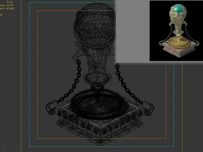 Money - Crystal Hammer 01 3D model