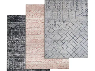 Rug Set 1448 3D model