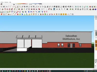 ware house design 3d model 3D model