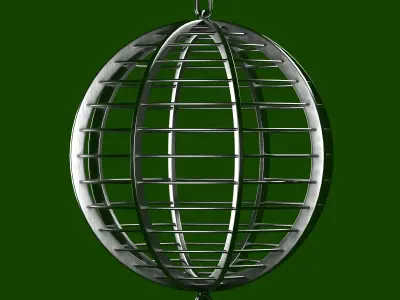 Metal Cage Free low-poly 3D model