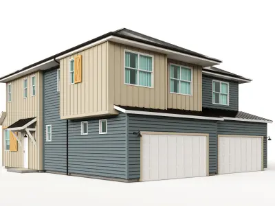 Single Family House-1 3D model
