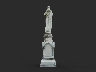 Jesus Monument 3D model