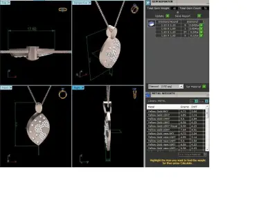 Women Pendant 3D print model