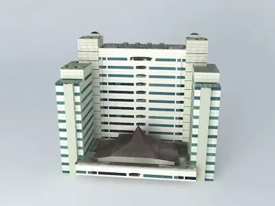 Granada office building 3D model