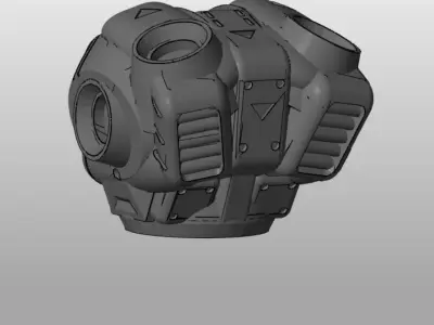 CHIBI-TECH SD - GECKO CORE  3D print model