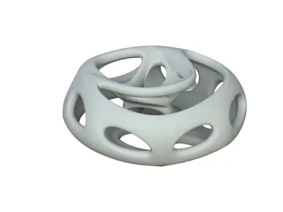 SciFi Cube Object No 65171 Low Poly Shape Low-poly 3D model