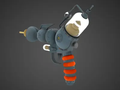 SciFi Gun 3D model