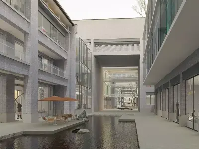 Shopping Street 3D model