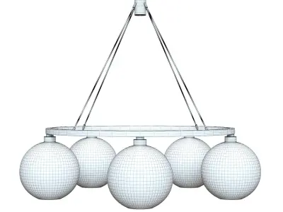 Solitaire Chandelier - Crate and Barrel  3D model