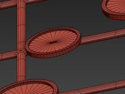 Wall mirror 15 3D model