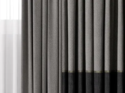 Hadi Curtains 35 3D model