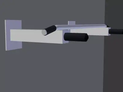 Bar bell Free low-poly 3D model