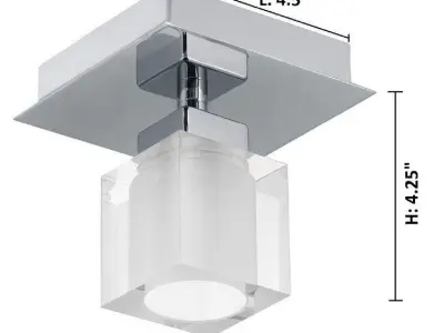 Soho Light Cluster Semi Flush Mount Free 3D model