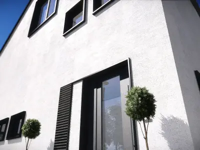 House 1 - Modern City Villa Low-poly 3D model