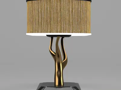 Table lamp  Free low-poly 3D model