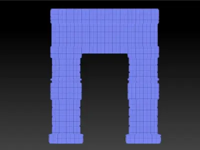 Arch Gate 3D model
