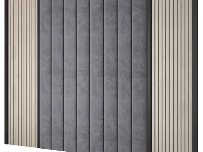 Wall panel 3d models collection 10 pieces 3D Model Pack